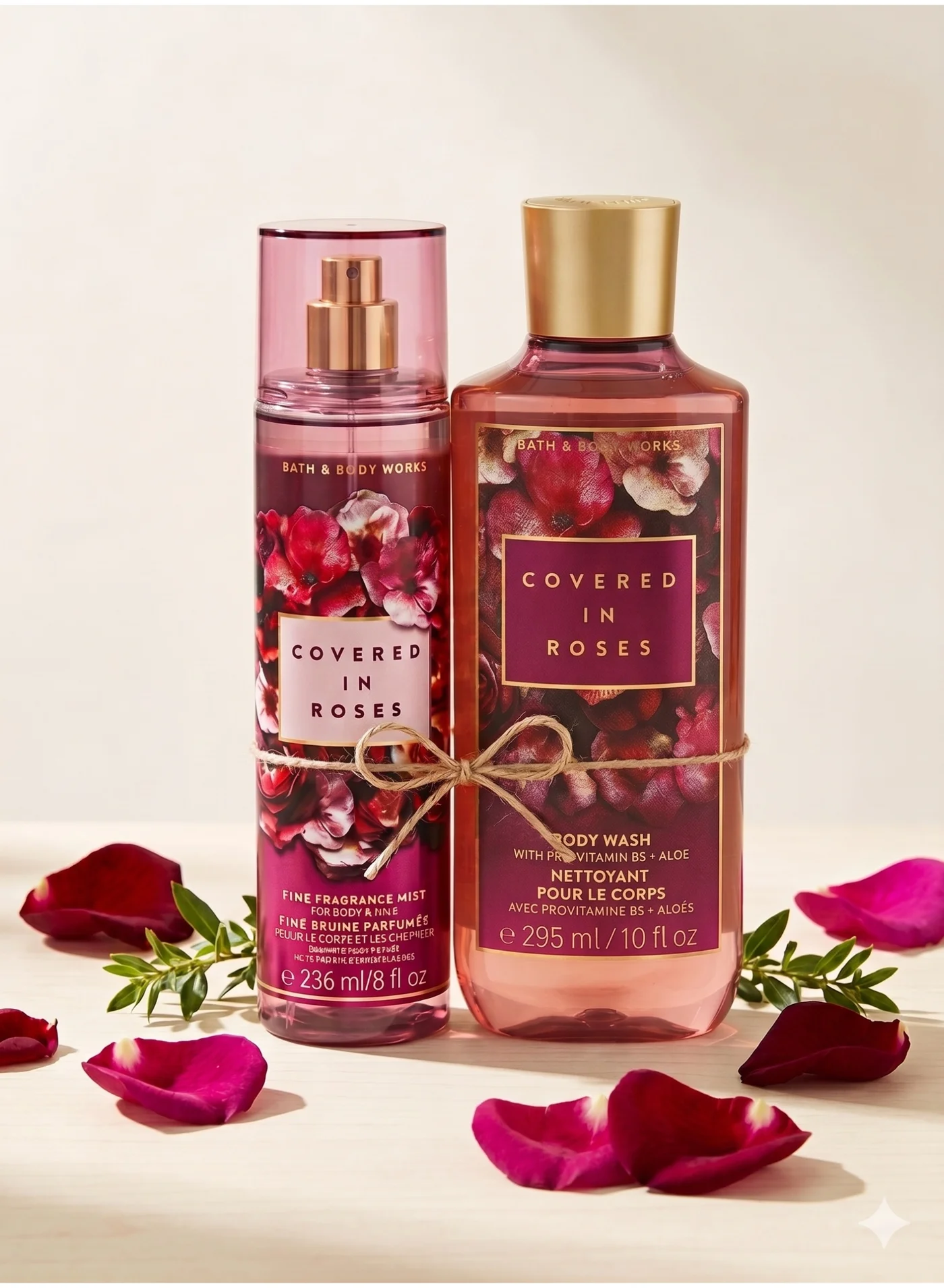 Covered In Roses Body Care and Fragrance Set (Premium Floral Scented Collection for Women) j4k16