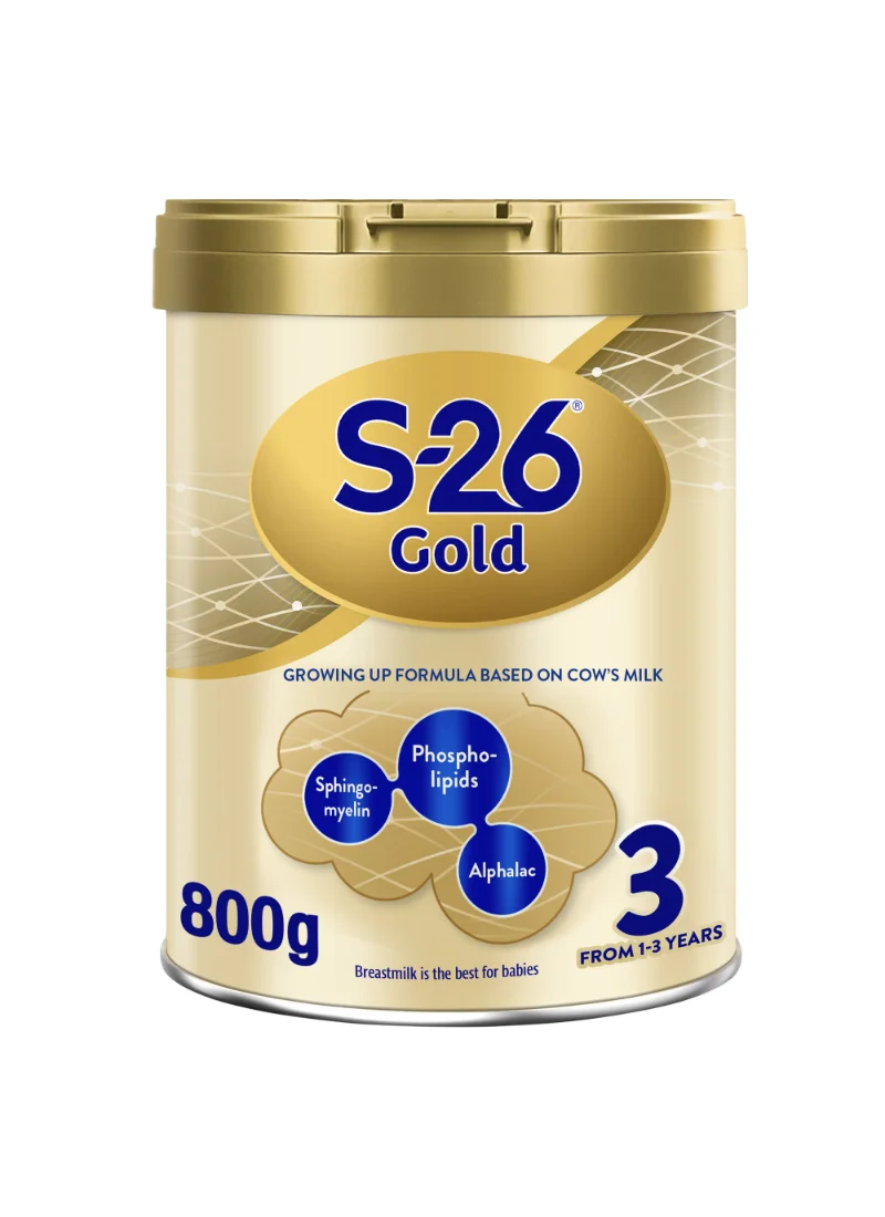 S26 Progress Gold Stage 3 Growing Up Formula Milk Powder (800g) For Toddlers 1-3 Years pkjax