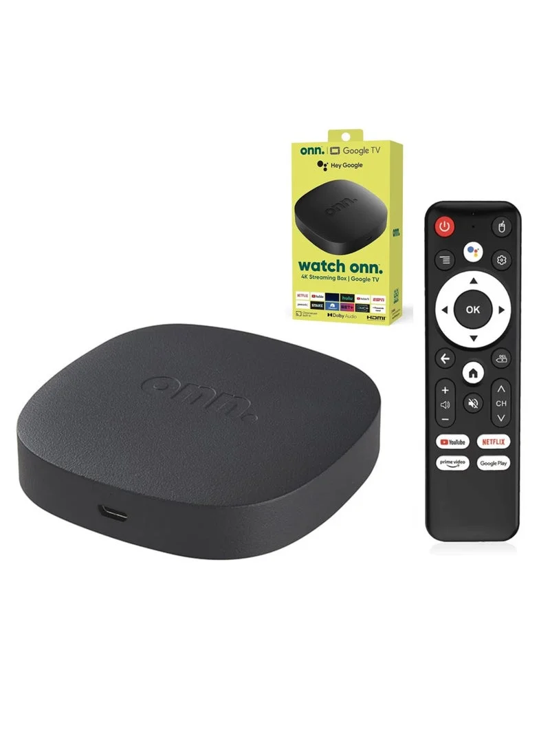 Premium 4K UHD Smart Streaming Media Player with Voice Remote Control and HDMI Cable (Black, 1 Unit) j5b08