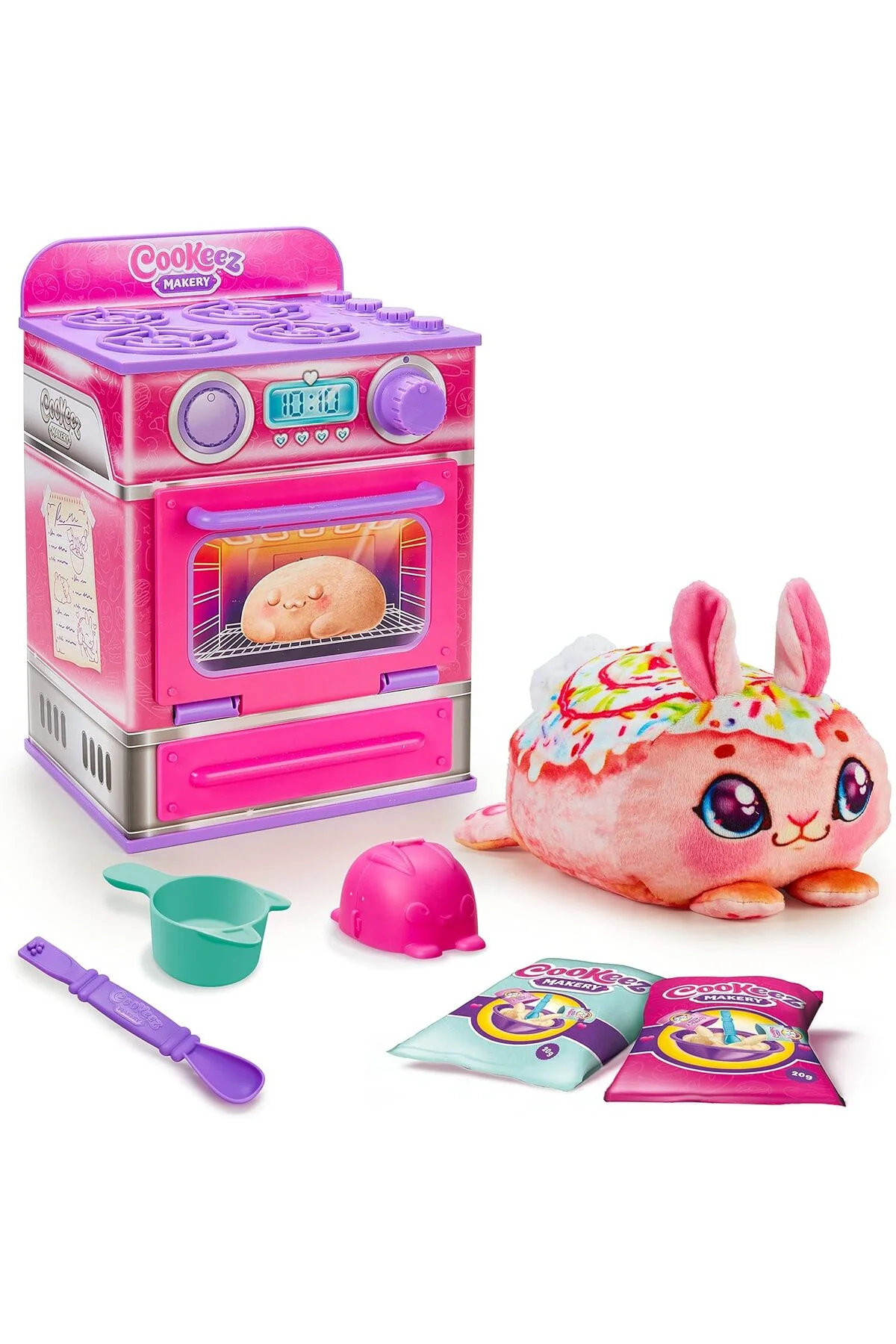 Cookeez Makery Cinnamon Treatz Oven Interactive Baking Playset (Kids, 1 Unit) 4jpas