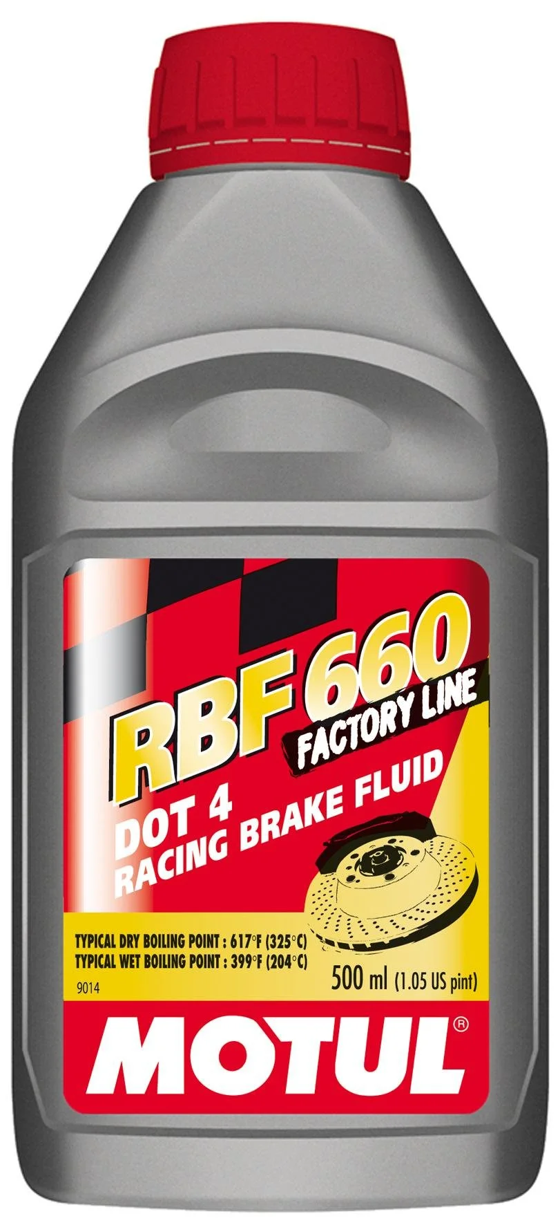 Motul RBF 660 Factory Line DOT 4 Synthetic Racing Brake Fluid High Performance (500 mL) eh50b