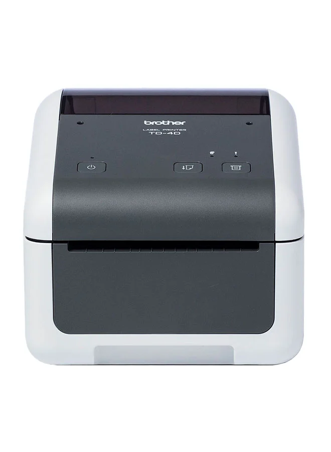 Professional Desktop Thermal Label Printer High-Speed Direct Thermal Printing (Grey, 1 Unit) uapxn