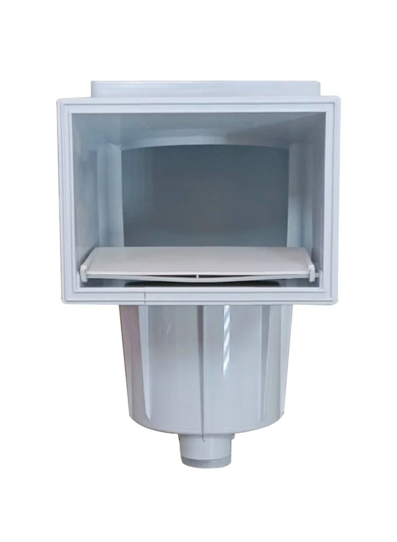POOL MART Swimming Pool Skimmer (ABS) Standard Mouth Replacement Part (White, 1 Piece) yffnj