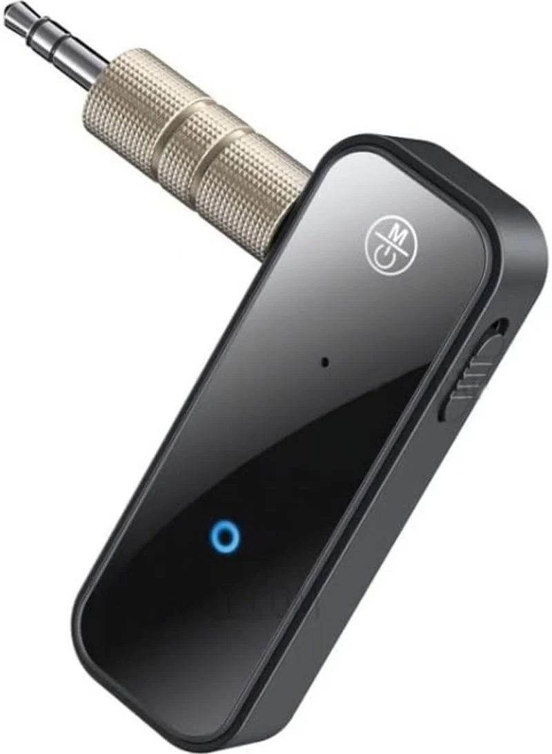 YESIDO YAU25 2-in-1 Bluetooth 5.0 Transmitter Receiver Aux Adapter for Car and Home Audio Systems po8u9
