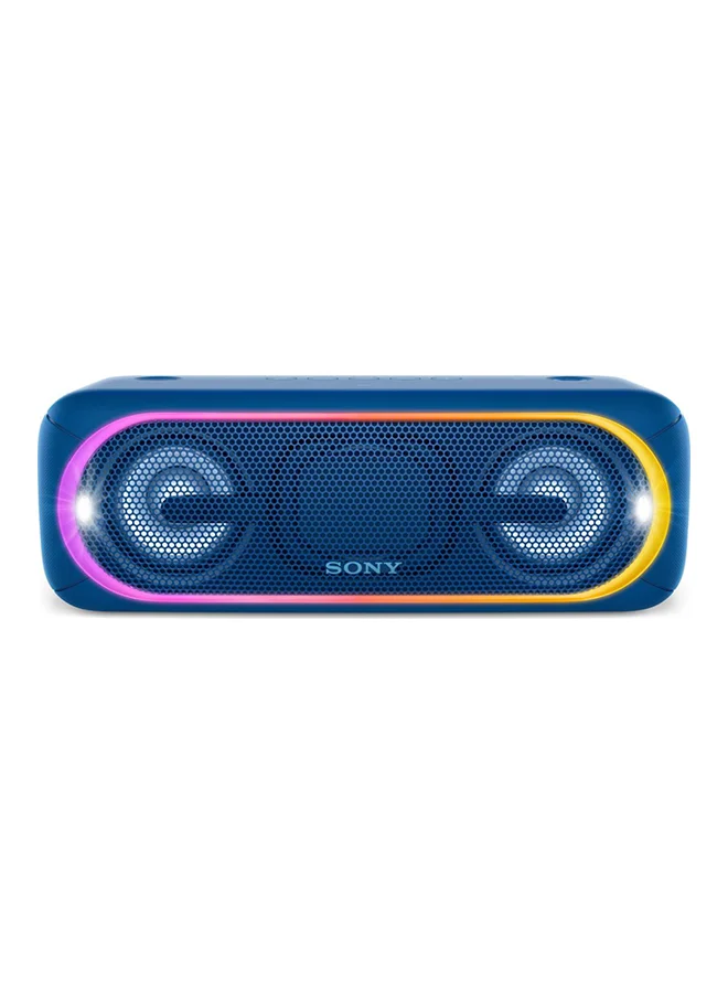 Premium Wireless Bluetooth Speaker Portable Audio Device (Blue, Compact Size) 6fhd2