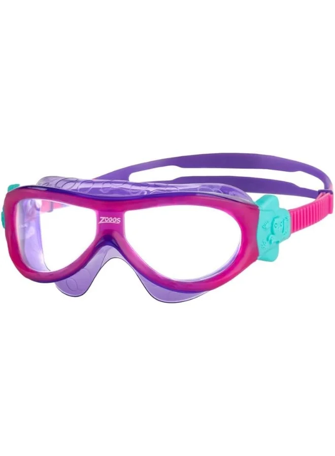 ZOGGS Phantom Mask Goggles for Kids (Pink/Violet, One Size) 5esnp
