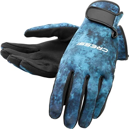 Tropical 2mm Neoprene Diving Gloves Premium Water Sports Gear for Men and Women (Blue, XL) 9uu0r