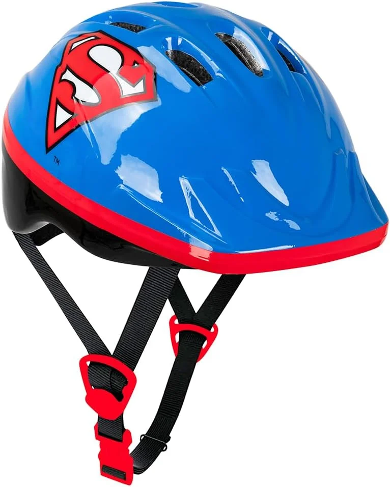Spartan Kids Superhero Safety Helmet for Cycling and Skating (Blue, 50-52cm) q2u7d
