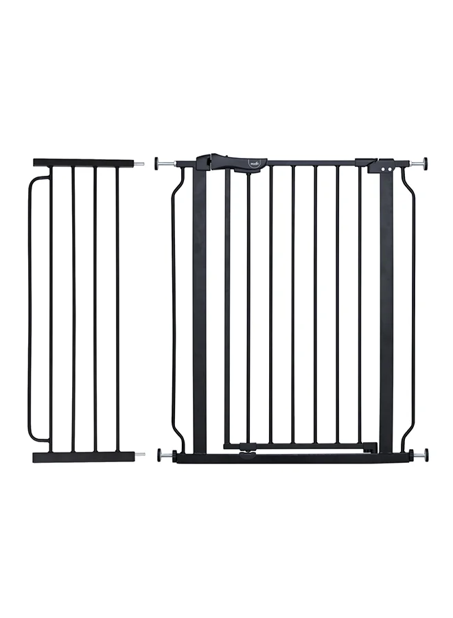 Moon Baby Safety Gate Auto Lock Barrier with 30 cm Extension (Black, 76-110 cm) 2klq6