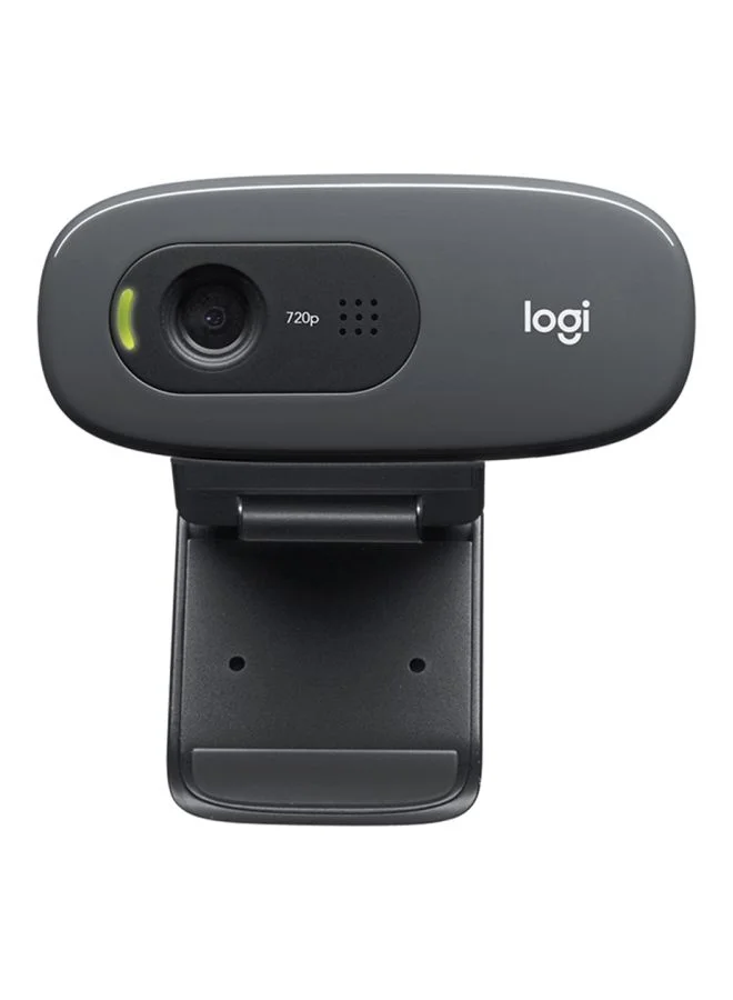 Premium HD Computer Webcam with Built-in Microphone (Black, Wired) w7cyf
