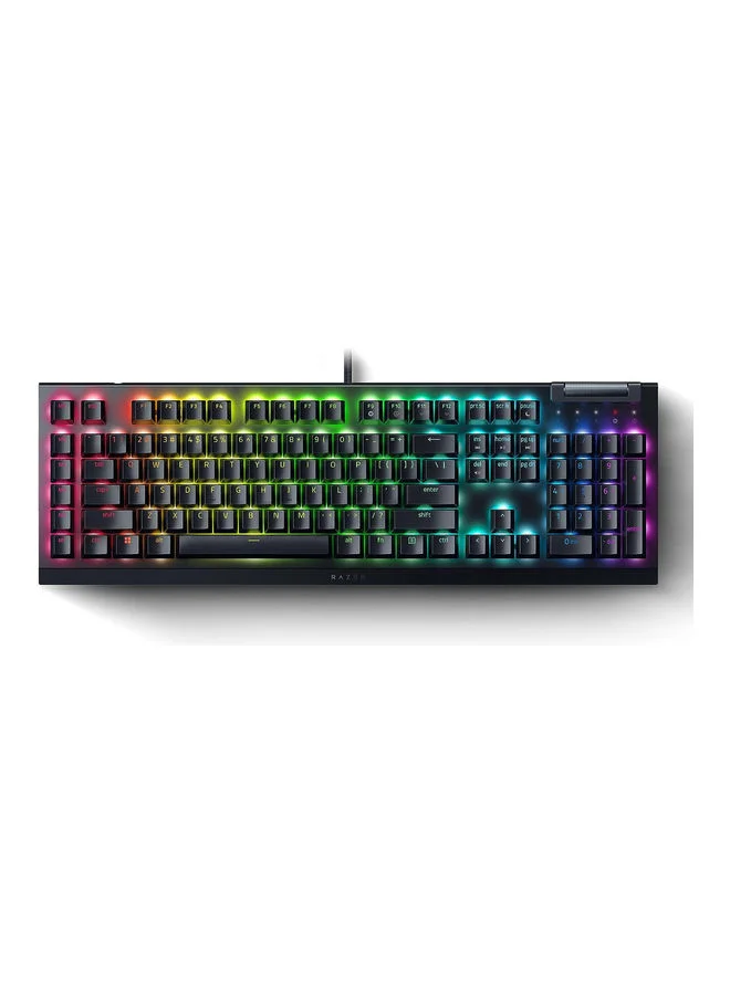 Premium Mechanical Gaming Keyboard with Arabic Layout, Tactile Clicky Switches, 6 Macro Keys, RGB Backlit, Doubleshot ABS Keycaps (Black, Full Size) f6qqw