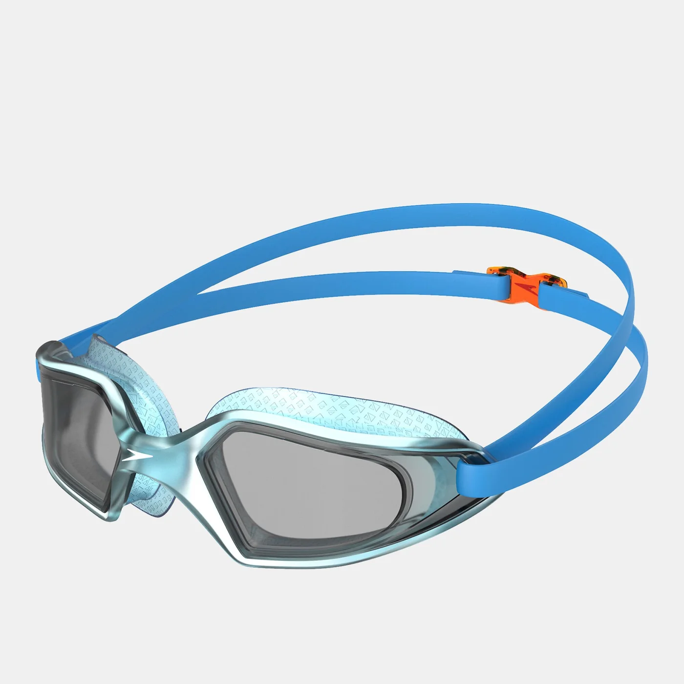 Premium Hydropulse Swimming Goggles Anti-Fog UV Protection (Blue/Smoke, Kids) 06sf1