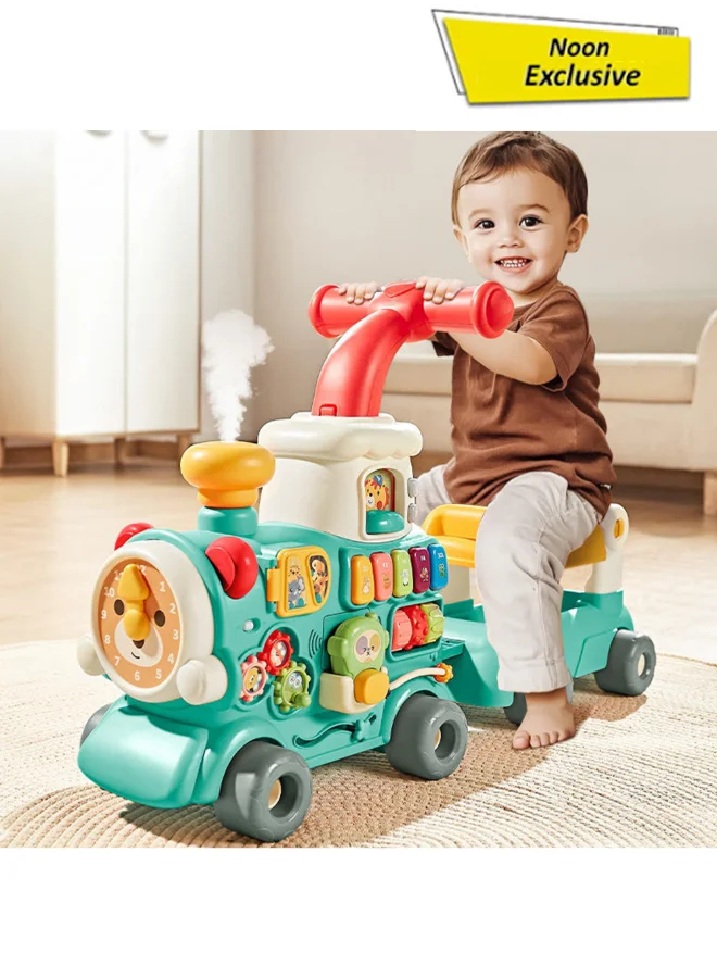 COGNIKIDS 3-In-1 Train Baby Walker With Steam & Music (Interactive Learning Toy For Toddlers) t2mnv