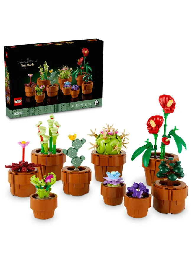 Building Blocks Botanical Tiny Plants Flower Set Premium Plastic Construction Kit for Adults (758 Pieces) 7xwef