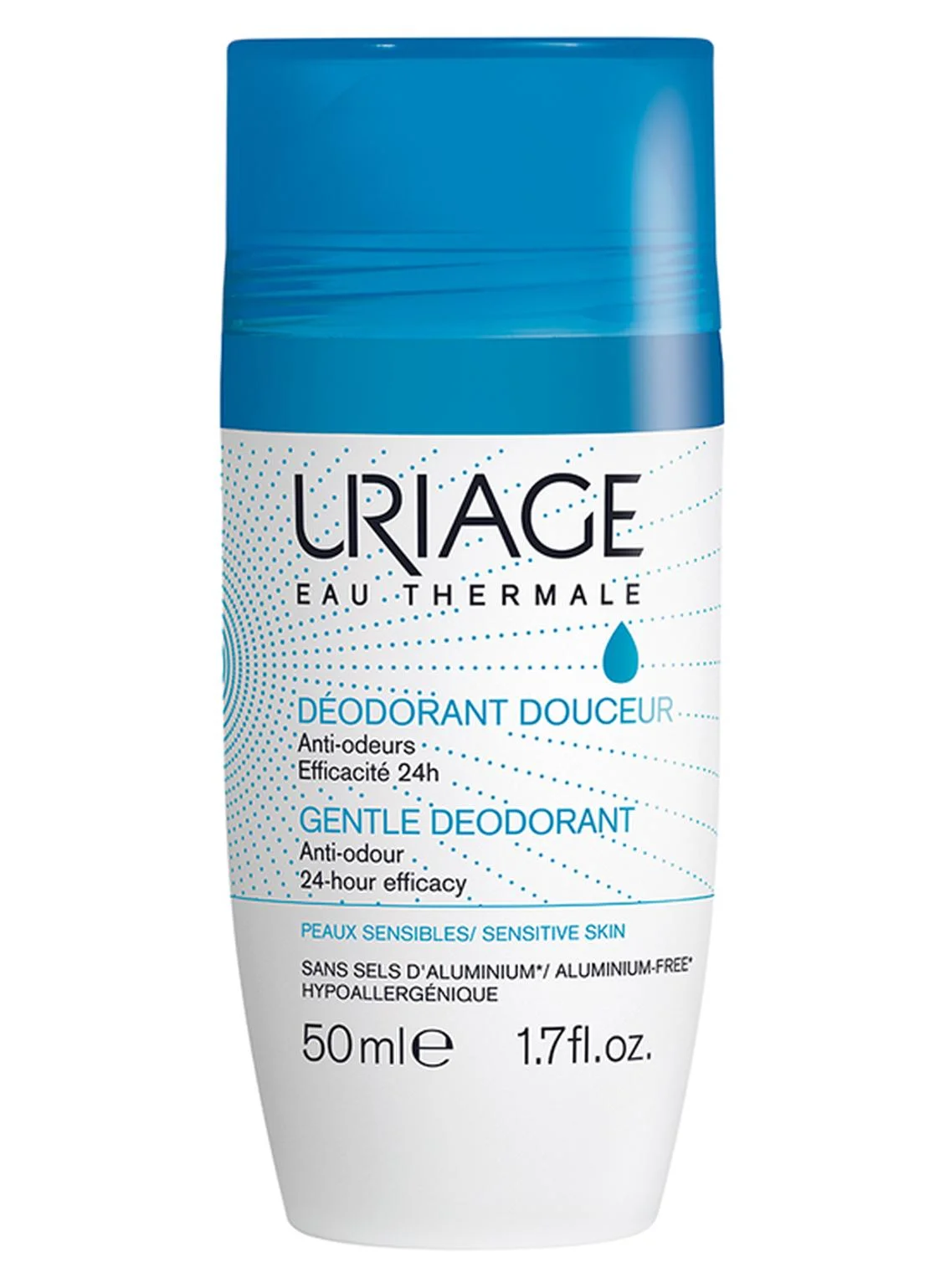 Uriage Gentle Deodorant Roll On (For Sensitive Skin, 50 mL) j0spk