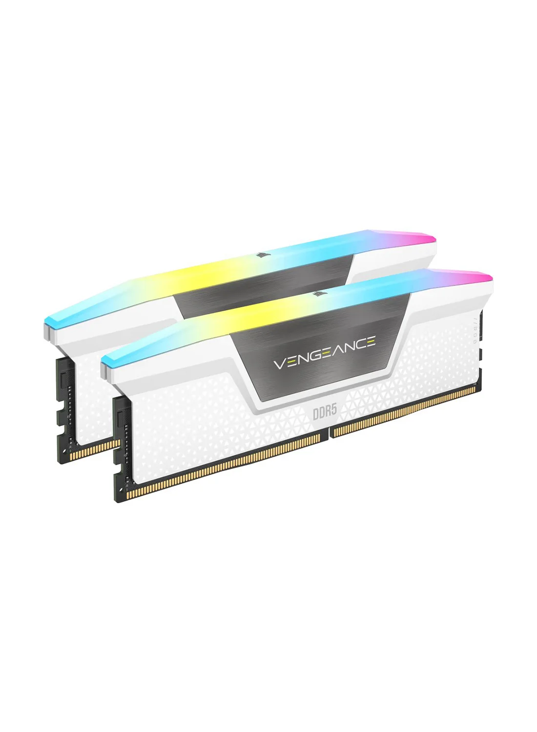 Premium DDR5 RGB Desktop Memory Kit 64GB (2x32GB) 6400MT/s CL32 High-Performance RAM (White) cflc9