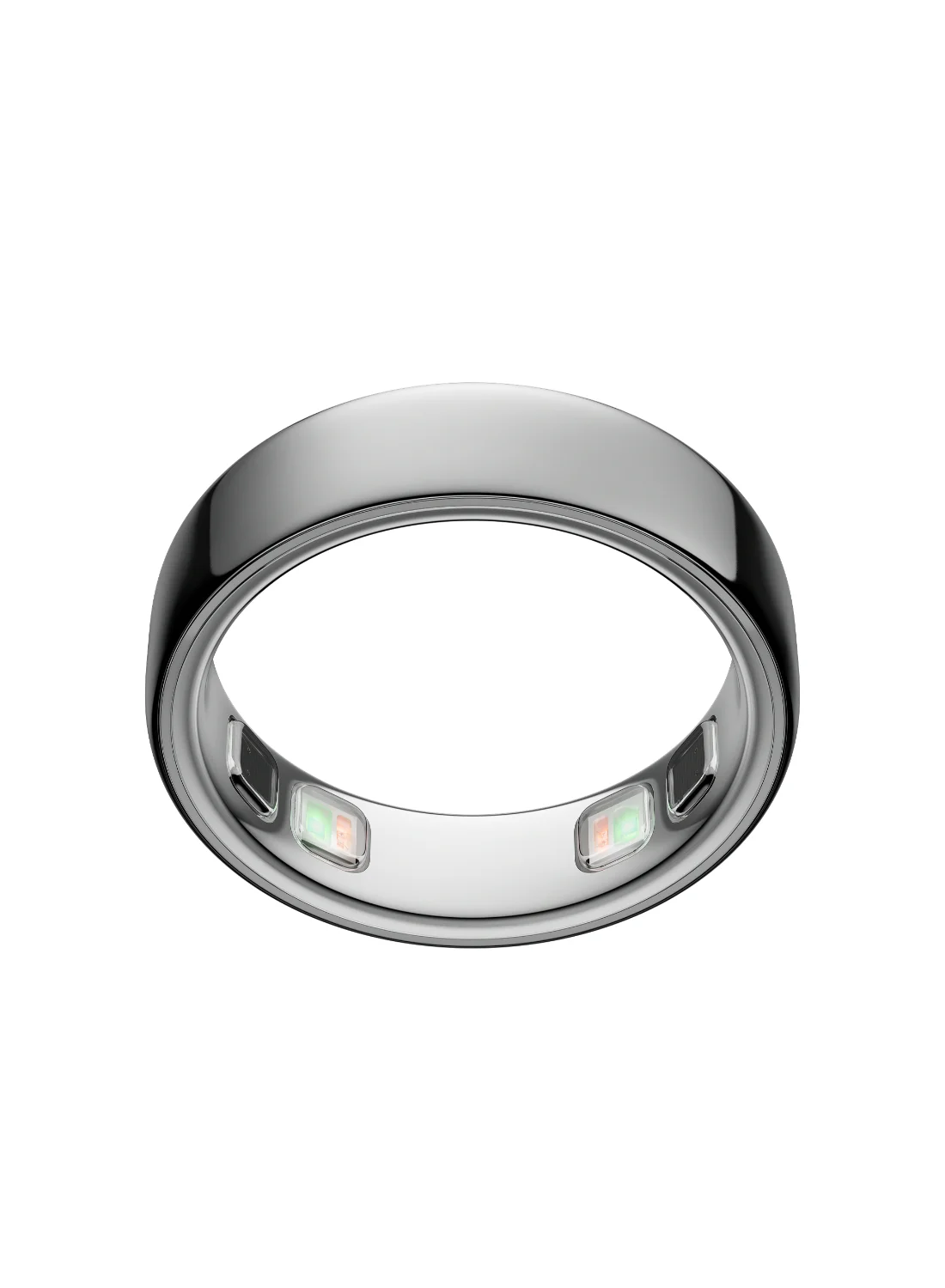 Premium Smart Health Tracking Ring - Activity and Sleep Monitor (Silver, Size 12) uwoyy