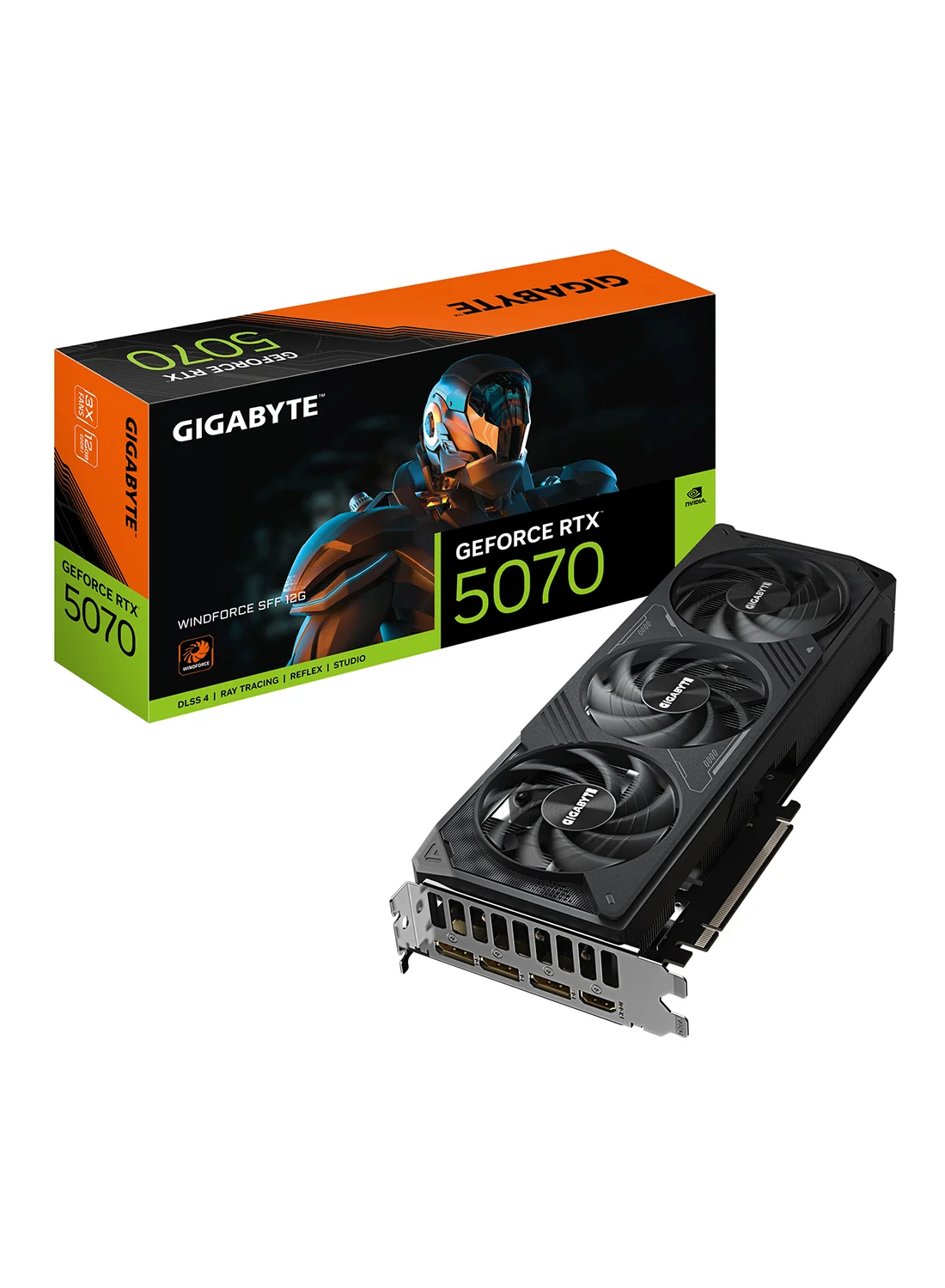 Premium SFF Graphics Card 12GB GDDR7 PCIe 5.0 High-Performance GPU for Gaming and Content Creation (12GB) 6xu1t