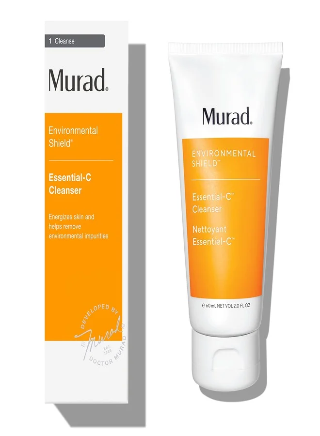 Essential-C Foaming Gel Facial Cleanser Vitamin-Rich Daily Face Wash for Radiant Skin (60 mL) prfwn