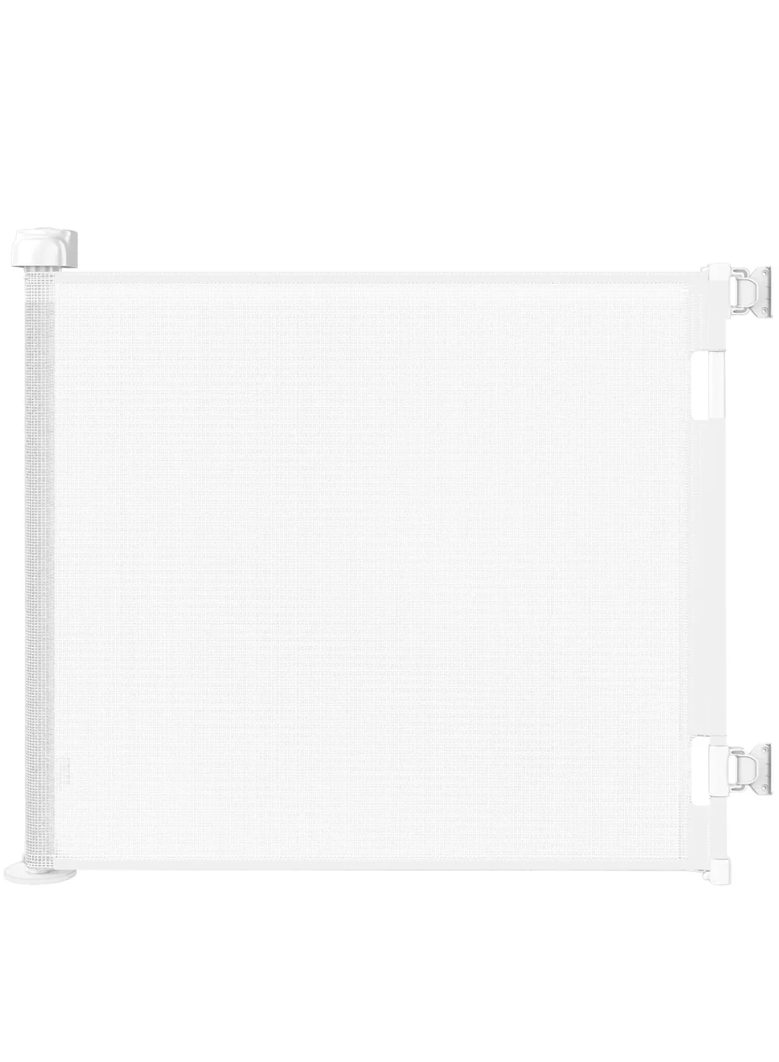 CHIYLE Retractable Baby Safety Gate Extra Wide Mesh Barrier for Stairs and Doorways (Grey, 180cm) sccgp