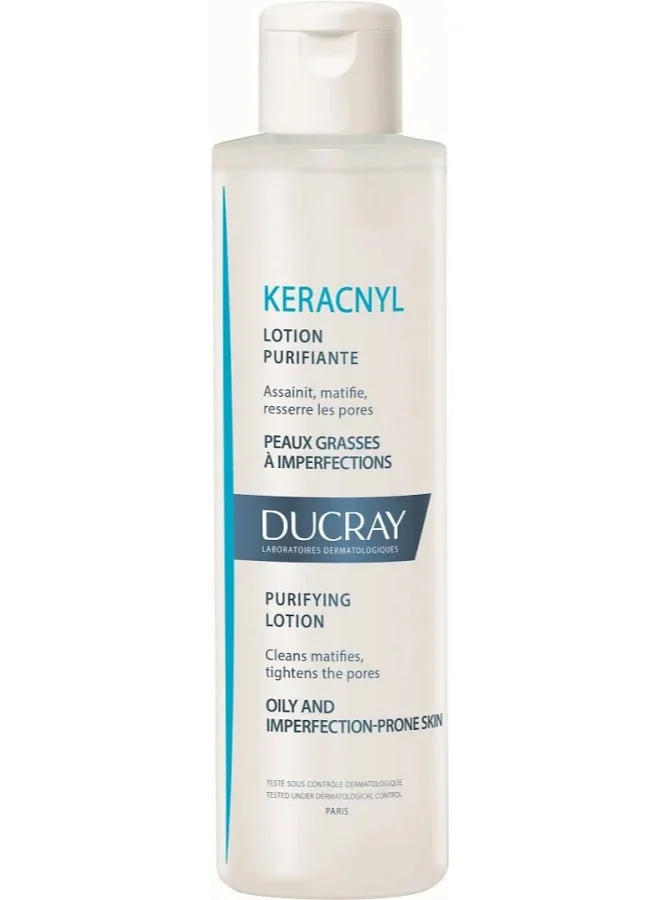 Ducray Keracnyl Purifying Lotion for Oily Skin (200 mL) ds6g3