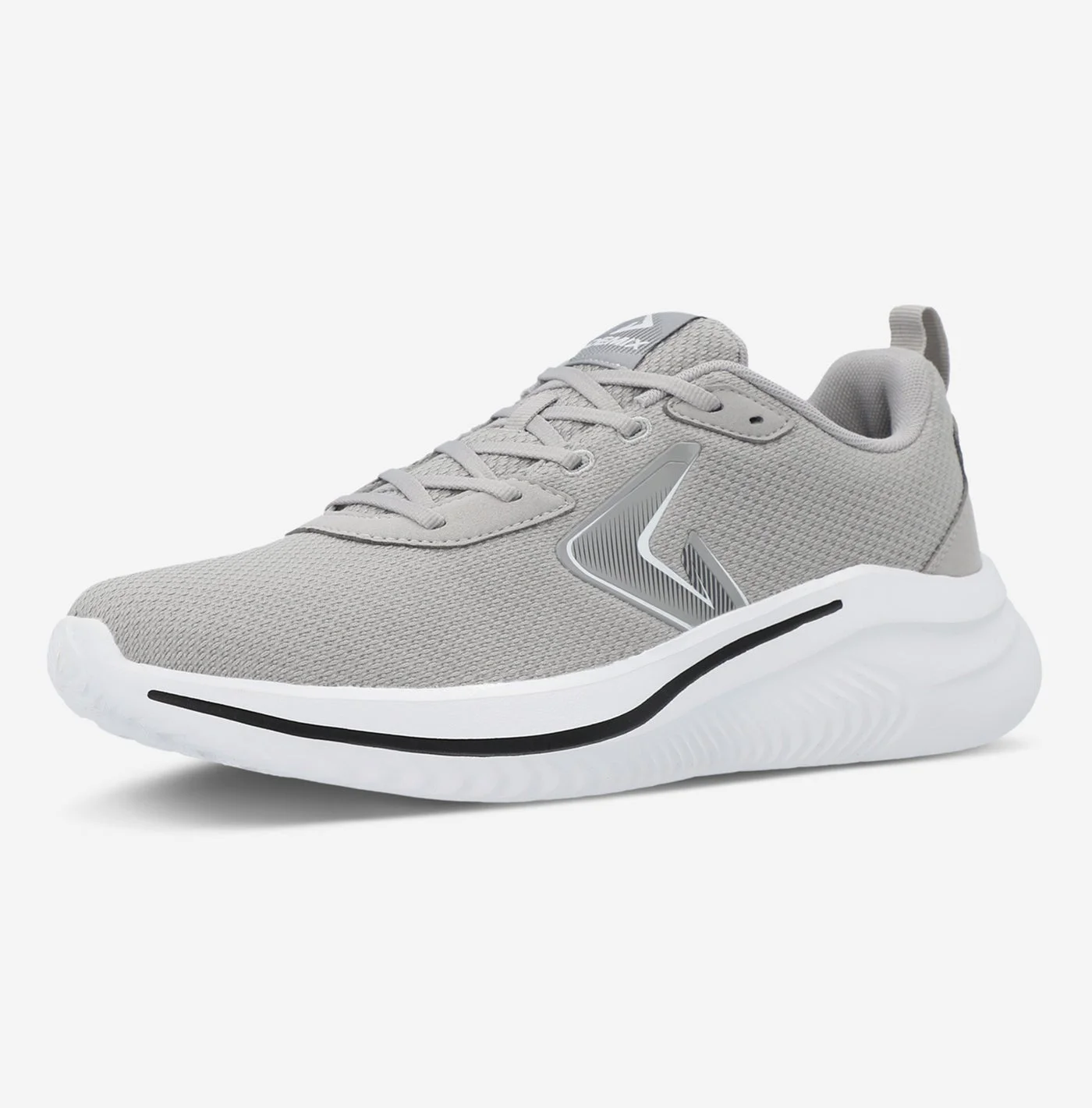 Demix Turbo Men's Running Sport Shoes Lightweight Breathable Athletic Sneakers (Grey, 42 EU) e6nf5