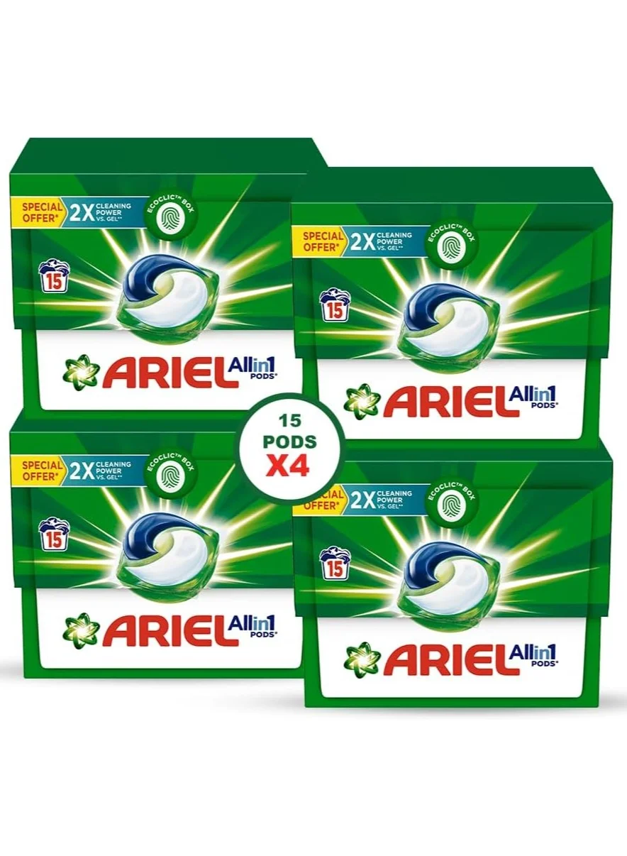 Premium All-In-1 Laundry Detergent Pods Concentrated Cleaning Formula (40 Count) vhc2c