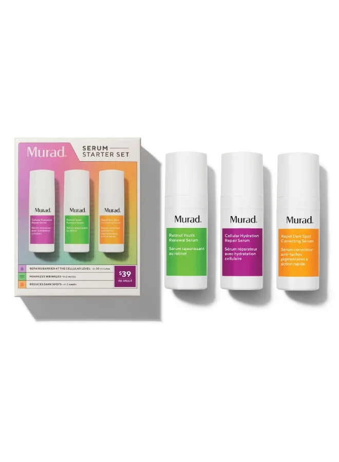 Premium Skincare Serum Collection Set for Radiant Complexion (All Skin Types, 30 mL) 3qdm3