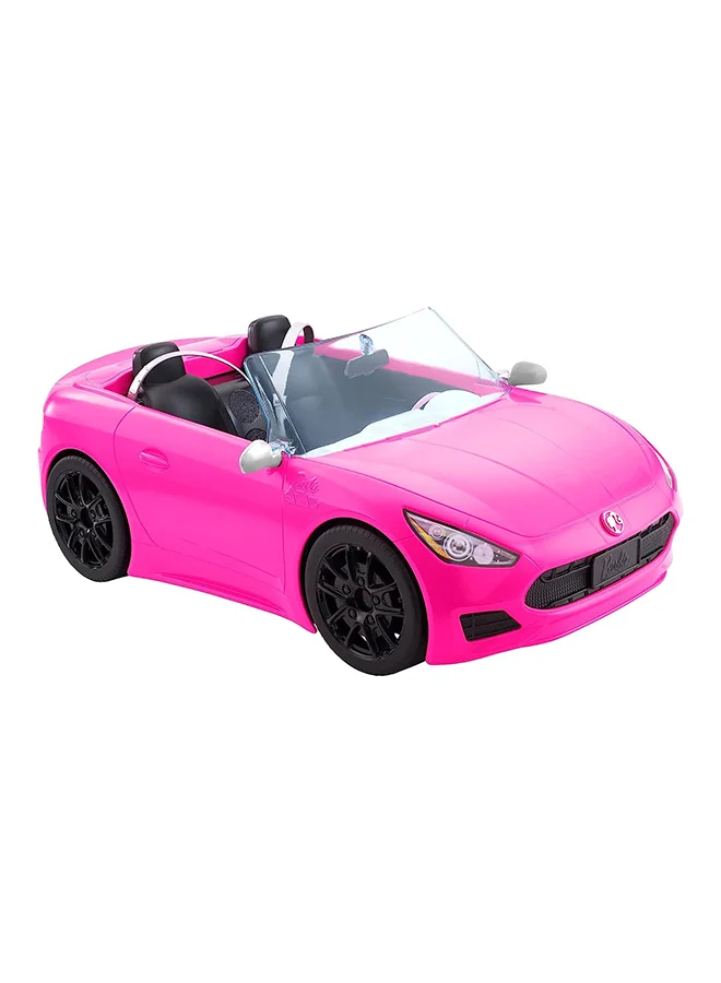 Fashion Doll Pink Convertible 2-Seater Vehicle with Rolling Wheels (Premium Plastic, Kids) 9sxoi