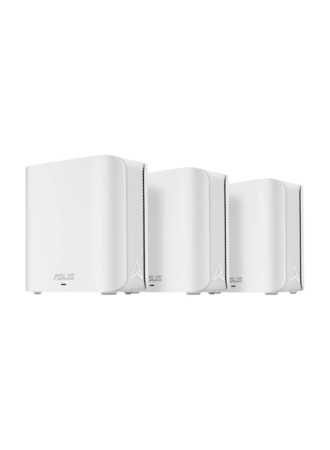 Premium Dual-Band WiFi 7 Mesh System High-Speed Wireless Router (White, 3-Pack) 1kf5a