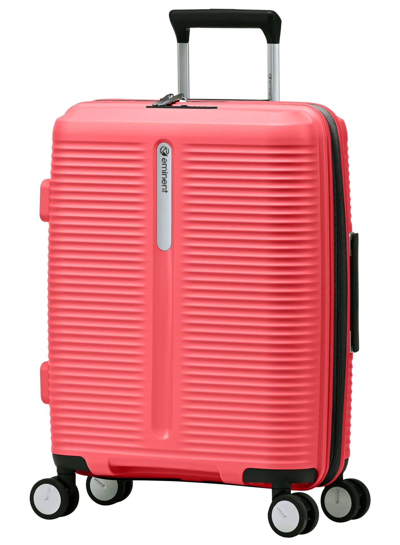 Premium Hard Case Travel Luggage Trolley Lightweight Expandable Spinner Carryon Suitcase with TSA Lock (Sugar Coral, 55 cm) eki0u