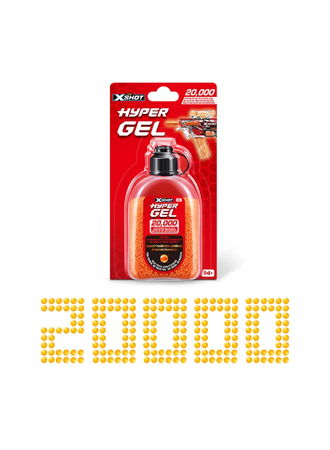 Premium Gel Blaster Refill Beads (20,000 Count) High-Performance Water-Based Gellets for Outdoor Tactical Play xfobi