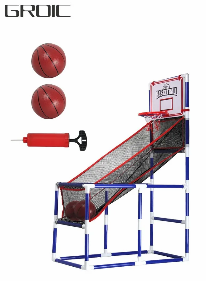 GROIC Arcade Basketball Hoop Game Indoor Sports Training Set (PVC, Kids) t88r7