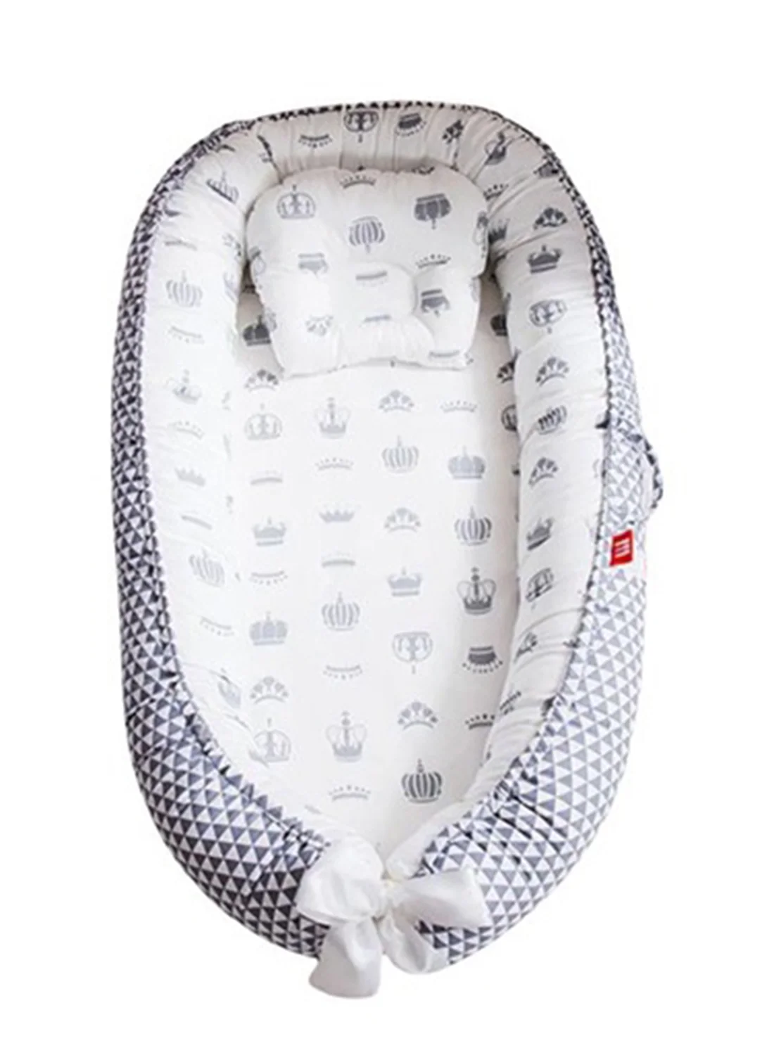 Baby Life Portable Baby Nest Bed Organic Breathable Infant Lounger (85 x 50 cm) 51ejy