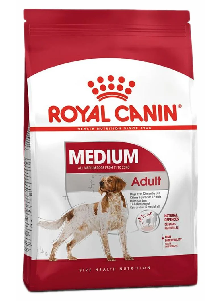 Premium Medium Adult Dog Dry Food Balanced Nutrition Formula (4kg) y9syi