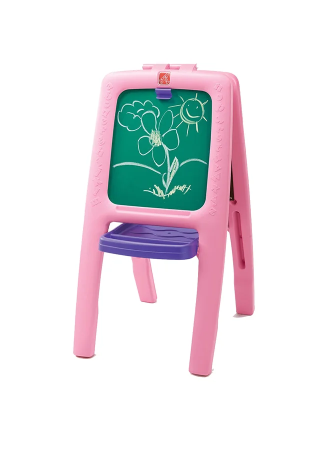 Premium Double-Sided Art Easel for Kids (Durable Plastic, 106 cm Height) wa59n
