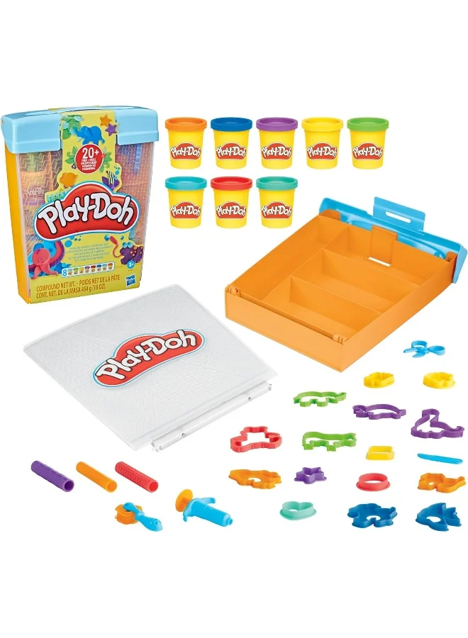 Animal Craft Activity Storage Set with 22 Accessories for Creative Play (Kids) w5ofe