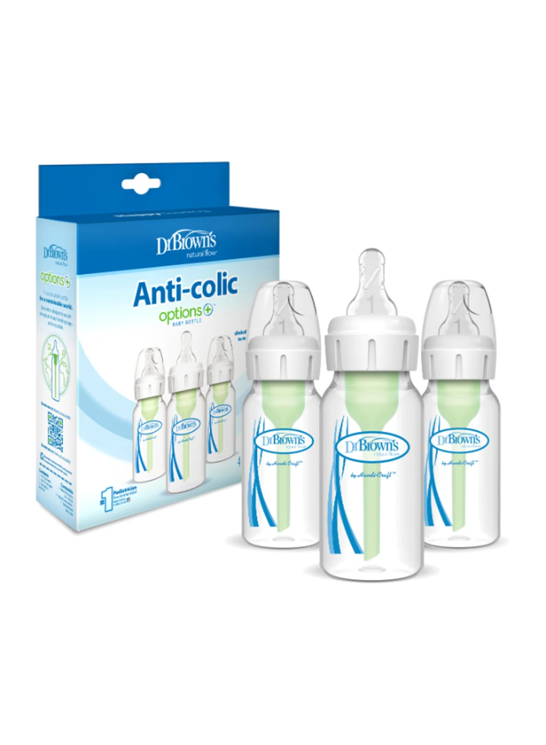 Premium Narrow Feeding Set for Infants (Pack of 3, 120 mL) cvg9z