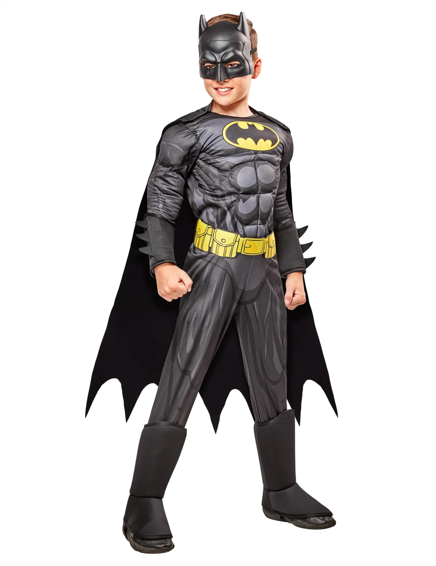 Premium Superhero Character Costume for Boys Deluxe Roleplay Outfit (Medium) 8gygg