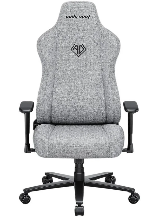 Premium Ergonomic Gaming Chair Novis Series High-Back Office Seat with Adjustable Lumbar Support (Ash Gray, XL) hm8hi