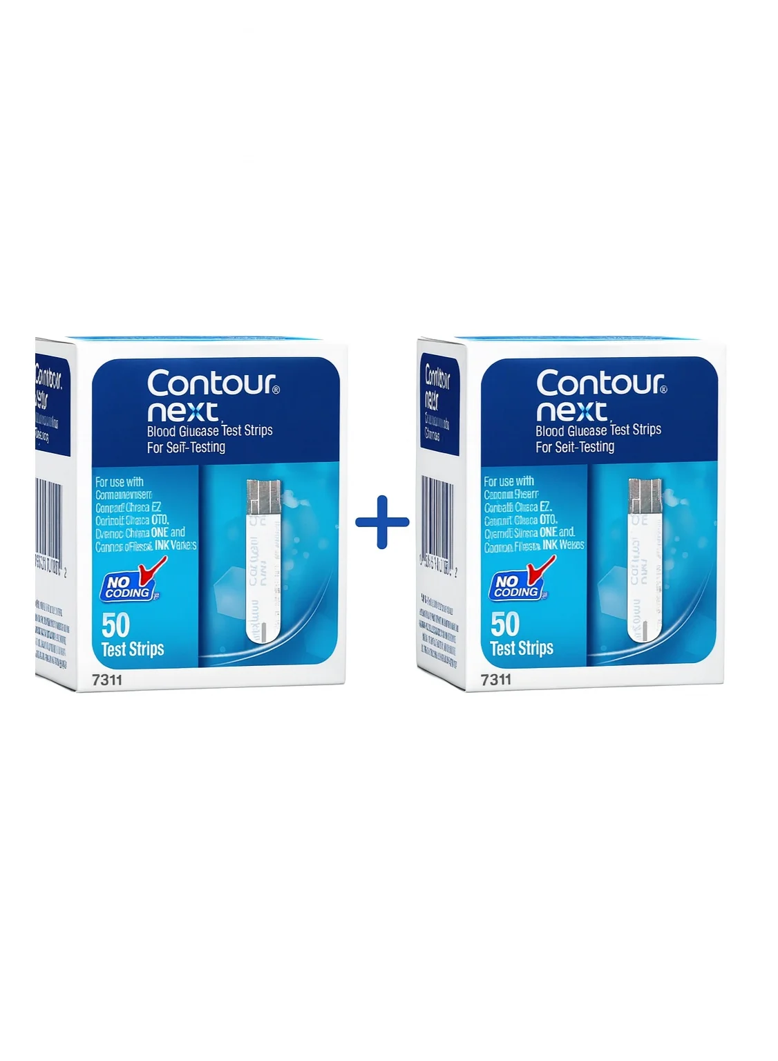 Ascensia Contour Next Blood Glucose Test Strips (100 Count) Premium Diagnostic Monitoring Supplies st3yy