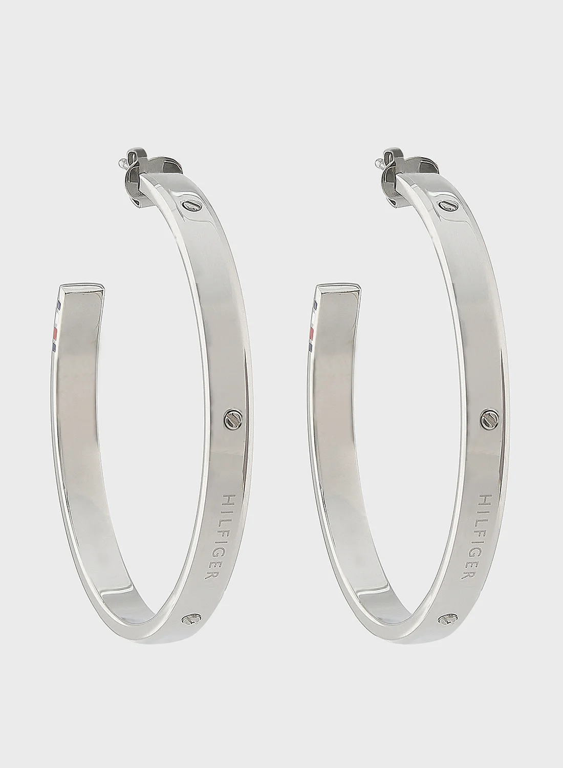 Premium Stainless Steel Hoop Earrings Minimalist Jewelry for Women (One Size) qm1vz