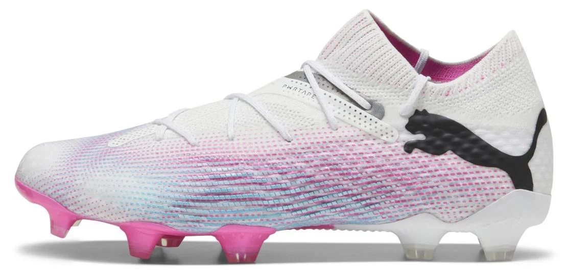 Sport Professional Football Boots Firm Ground Artificial Grass Cleats (White, Men) 7zicg