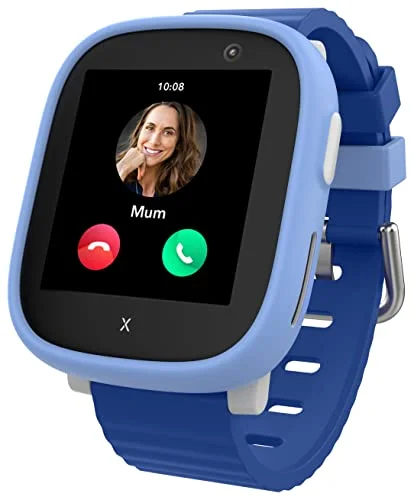 Premium 4G Smart Watch Phone for Kids with GPS Tracker SOS Function and Camera (Blue, One Size) evizs