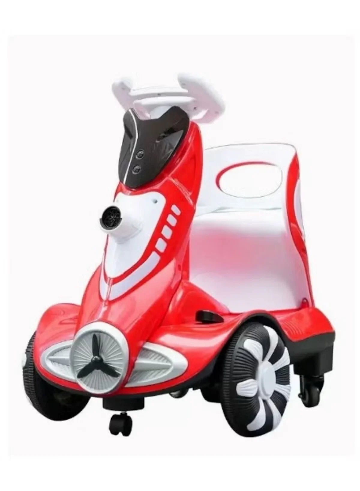 Huitich Kids 6V Electric Ride-On Car with Bubble Ejection and 360¡ã Rotation (Unisex, 1 Piece) luylm