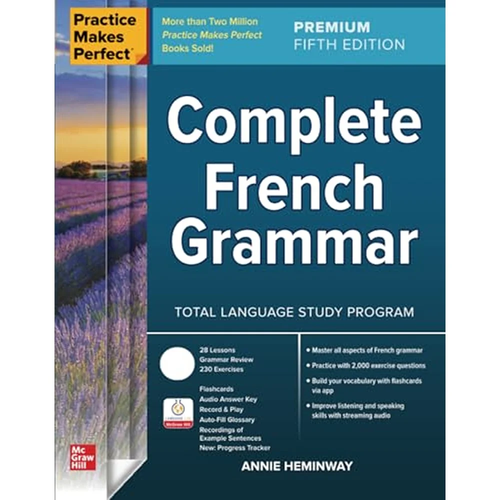 Practice Makes Perfect Complete French Grammar Premium Fifth Edition (Educational Language Learning Book) bdre5