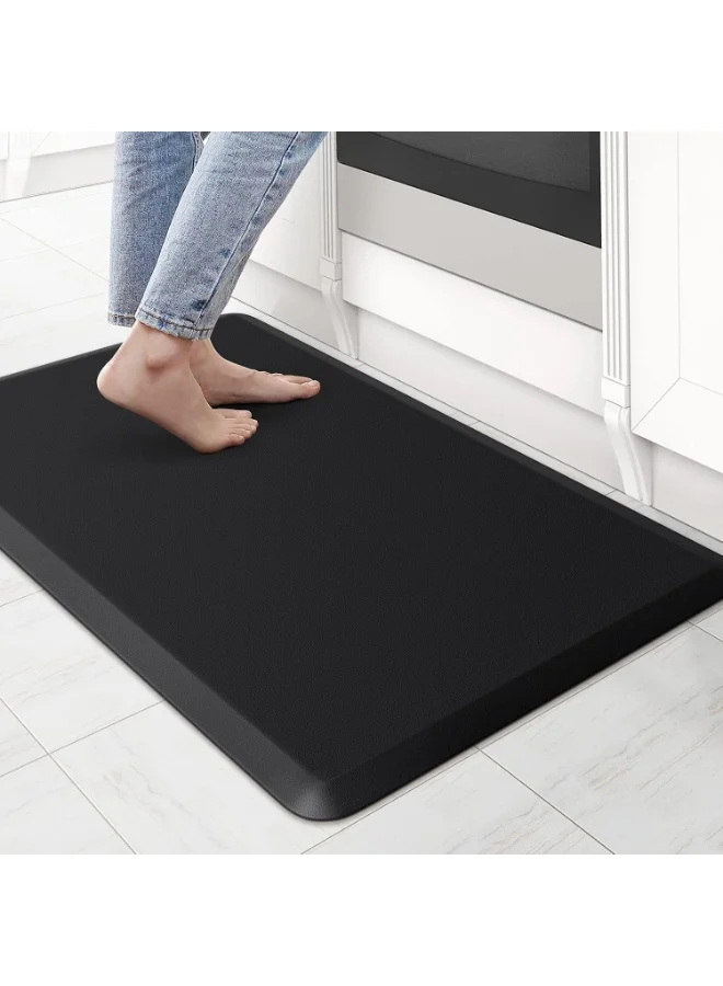 Premium Anti-Fatigue Standing Mat Cushioned Waterproof Non-Slip Floor Rug for Kitchen Office and Laundry Room (90 x 45 cm) 0m6y5