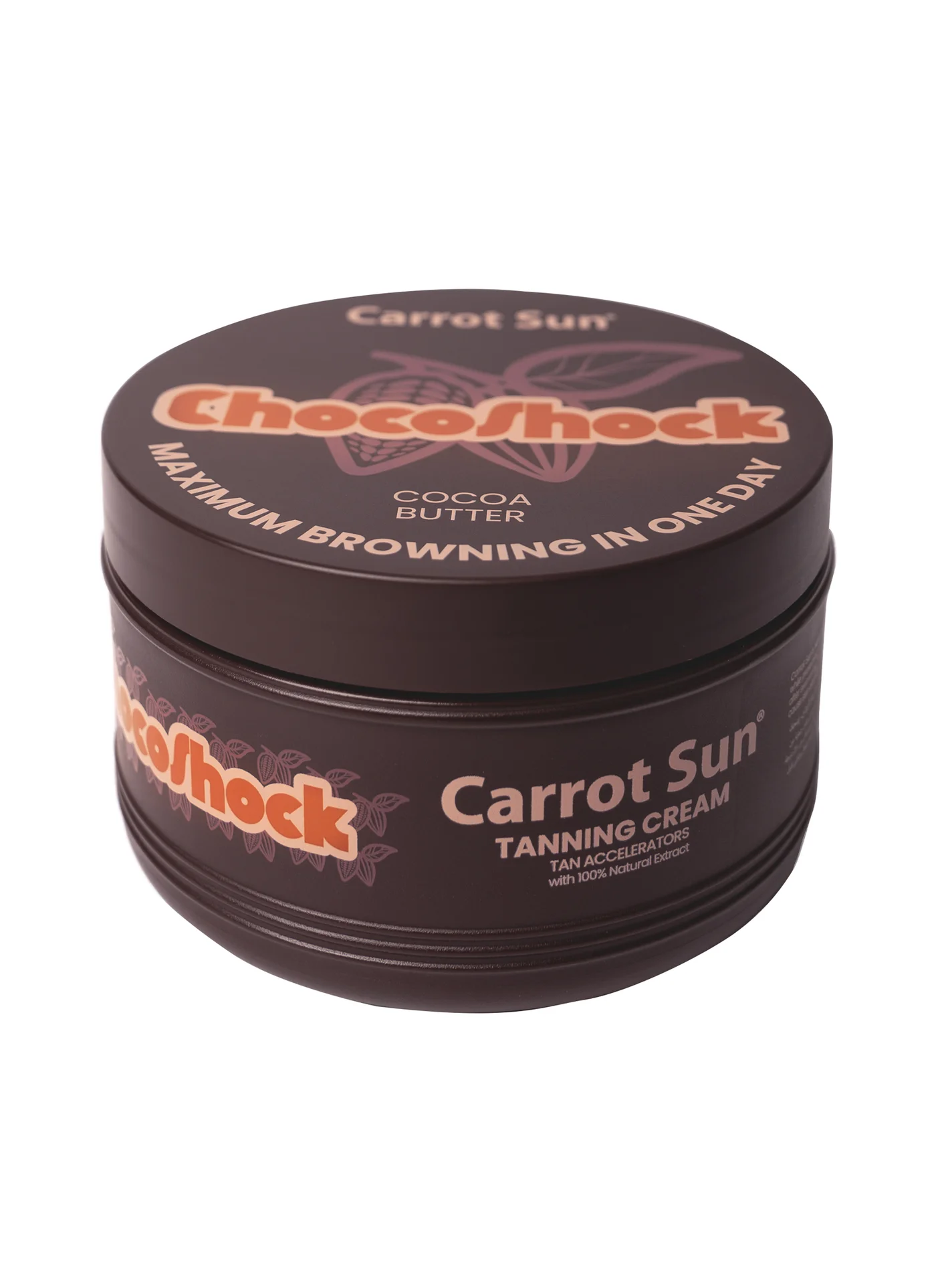 Carrot Sun Cocoa Tanning Cream Premium Formula for Sun-Kissed Glow (200 g) sphi3