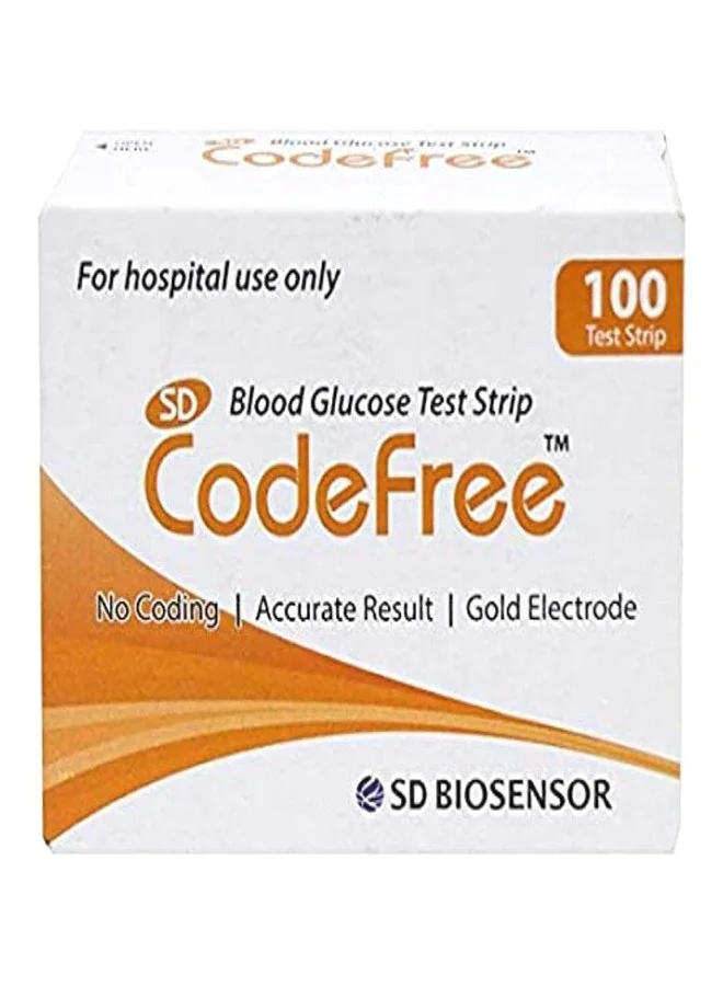 Codefree Blood Glucose Test Strips (Premium Diagnostic Monitoring) (100 Strips) 0of76