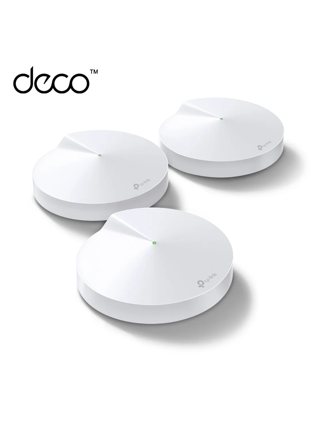 Premium Whole Home Mesh WiFi System AC1300 Dual-Band Router Replacement (3-Pack, White) 1i6ii